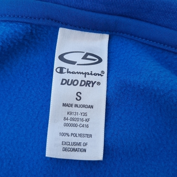 Champion Duo Dry small blue sweatshirt - Picture 5 of 9